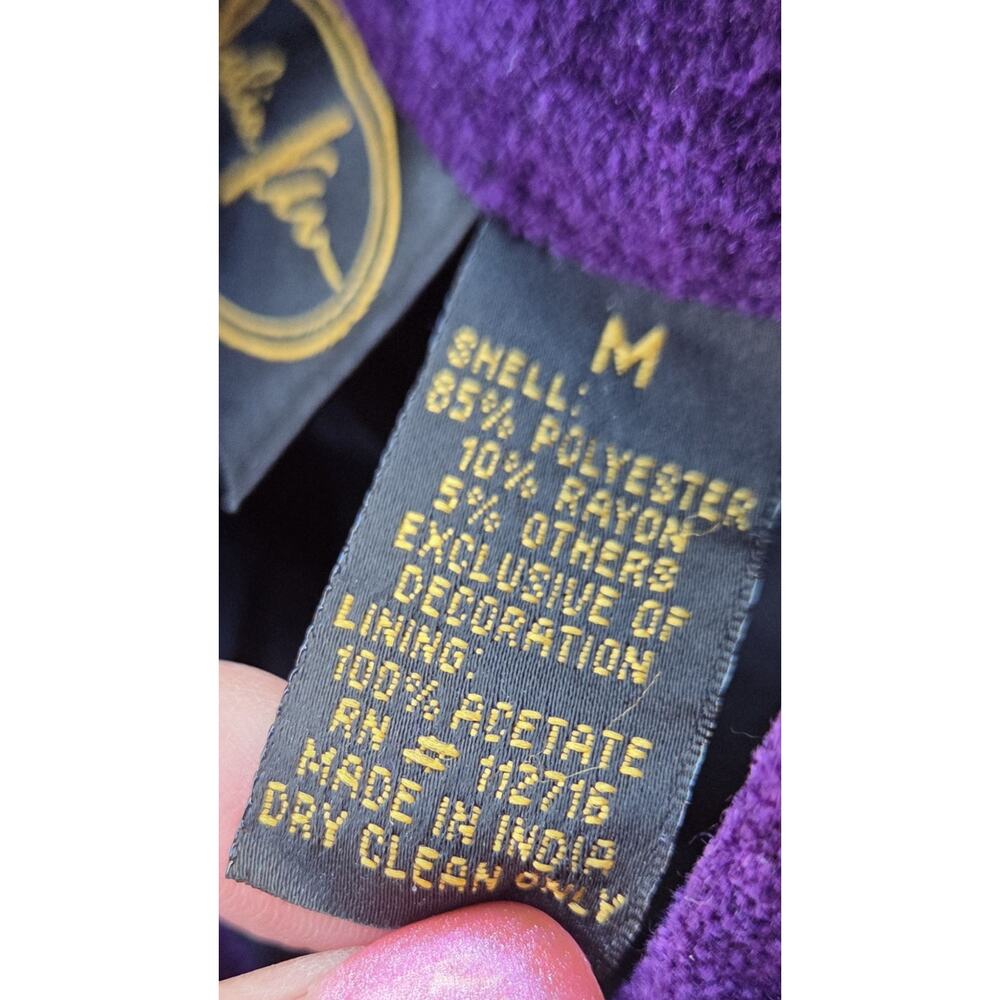 Julia Kim Vintage Patchwork Jacket M Wearable Art… - image 11